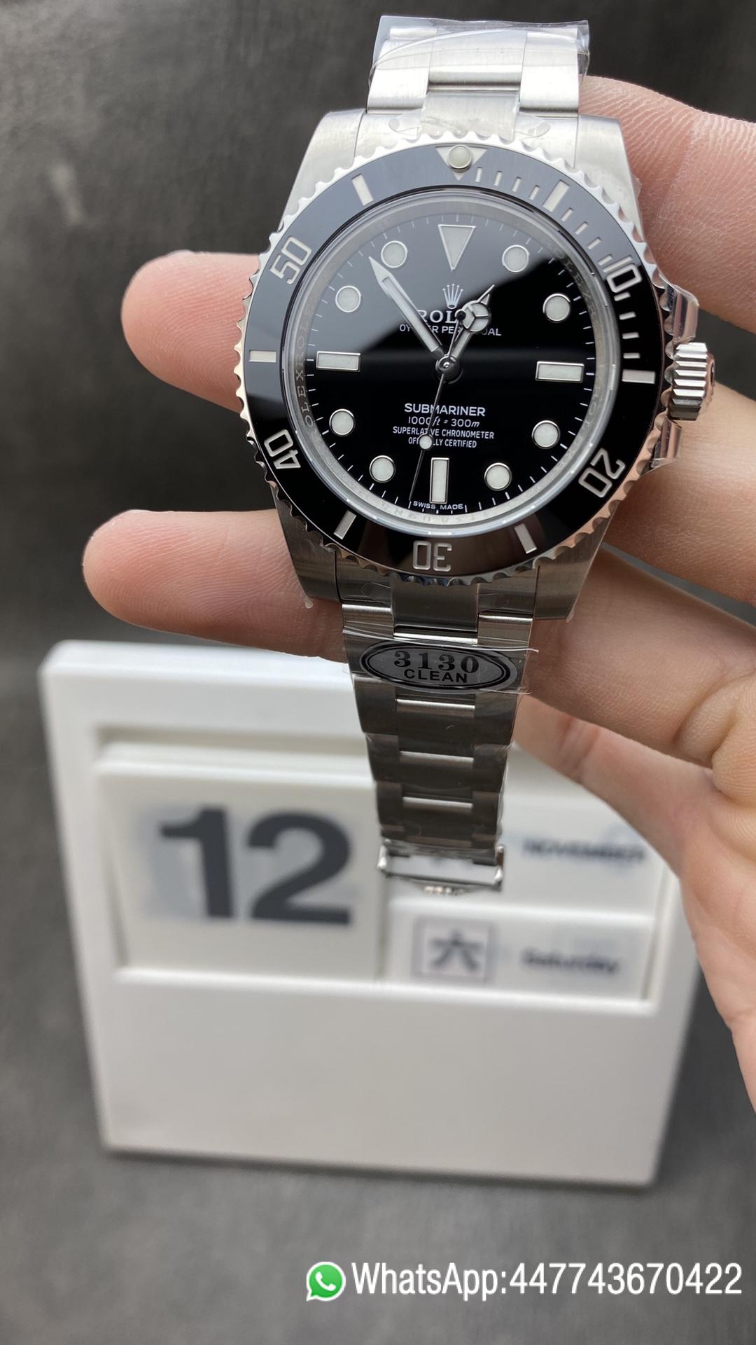 Super Clone Watch Submariner 114060 No Date Black Ceramic Black Dial 904L Steel VR3130 Movement 00 Super Clone Watch Submariner 114060 No Date Black Ceramic Black Dial 904L Steel VR3130 Movement 00