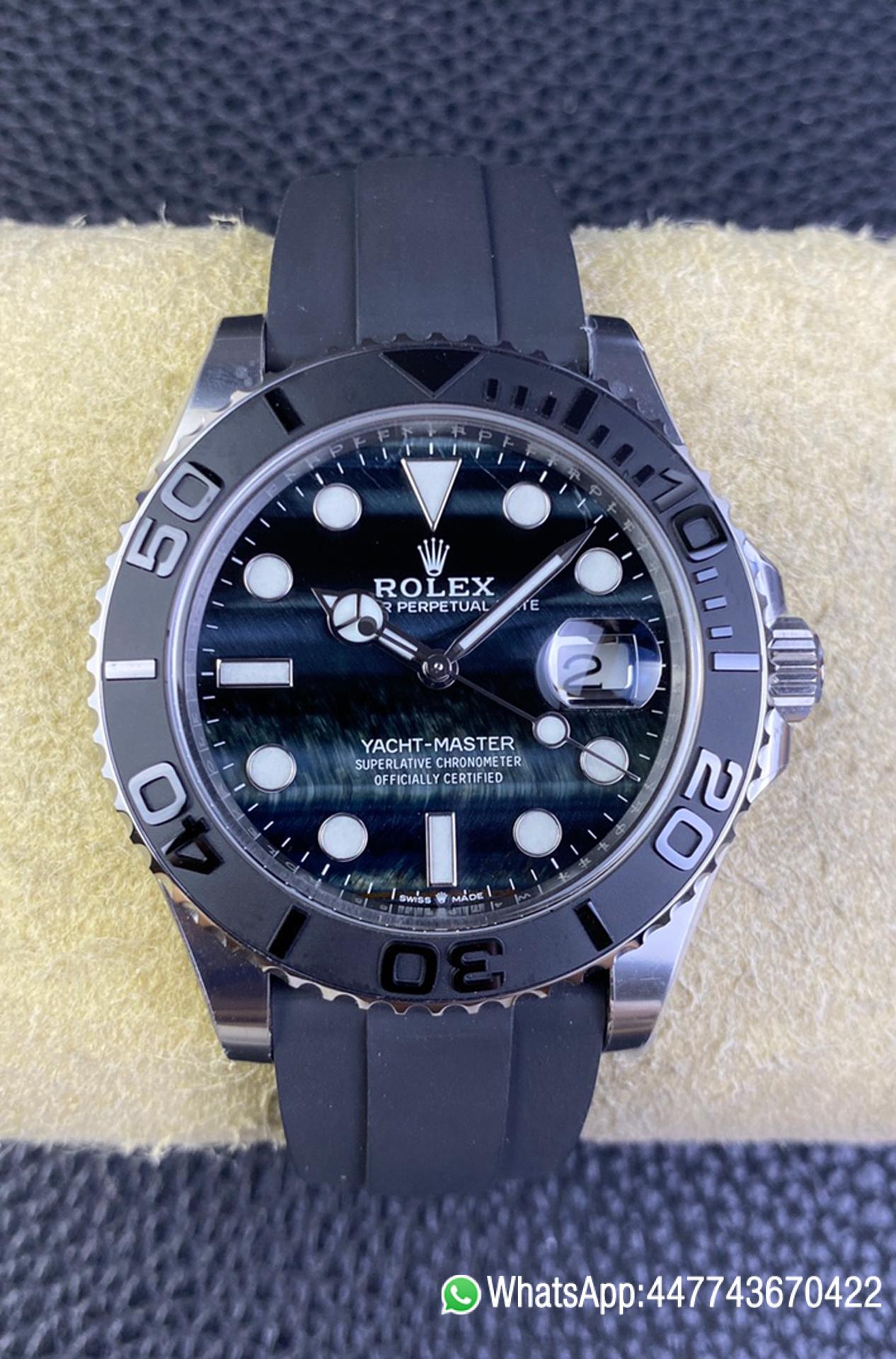 Super Clone Watch Yacht Master 226659 42mm Falcons Eye Dial Oystersteel Case 3D Black Ceramic Bezel Oysterflex Strap SH3235 Movement 00 Super Clone Watch Yacht Master 226659 42mm Falcons Eye Dial Oystersteel Case 3D Black Ceramic Bezel Oysterflex Strap SH3235 Movement 00