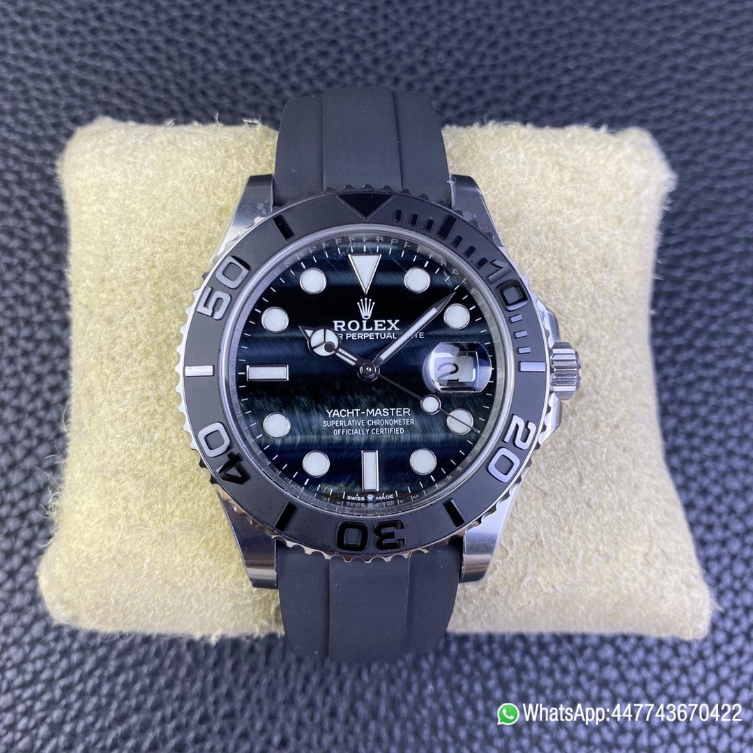 Super Clone Watch Yacht Master 226659 42mm Falcons Eye Dial Oystersteel Case 3D Black Ceramic Bezel Oysterflex Strap SH3235 Movement 01 Super Clone Watch Yacht Master 226659 42mm Falcons Eye Dial Oystersteel Case 3D Black Ceramic Bezel Oysterflex Strap SH3235 Movement 01