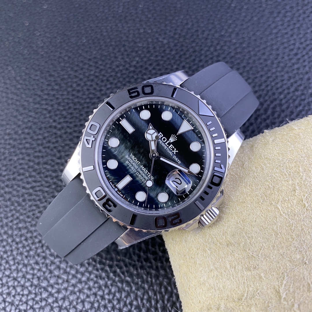 Victory Factory Watch Yacht Master 226659 42mm Falcons Eye Dial Oystersteel Case 3D Black Ceramic Bezel Oysterflex Strap SH3235 Movement 04 Clean Factory Watch Yacht Master 226659 42mm Falcons Eye Dial Oystersteel Case 3D Black Ceramic Bezel Oysterflex Strap SH3235 Movement 04
