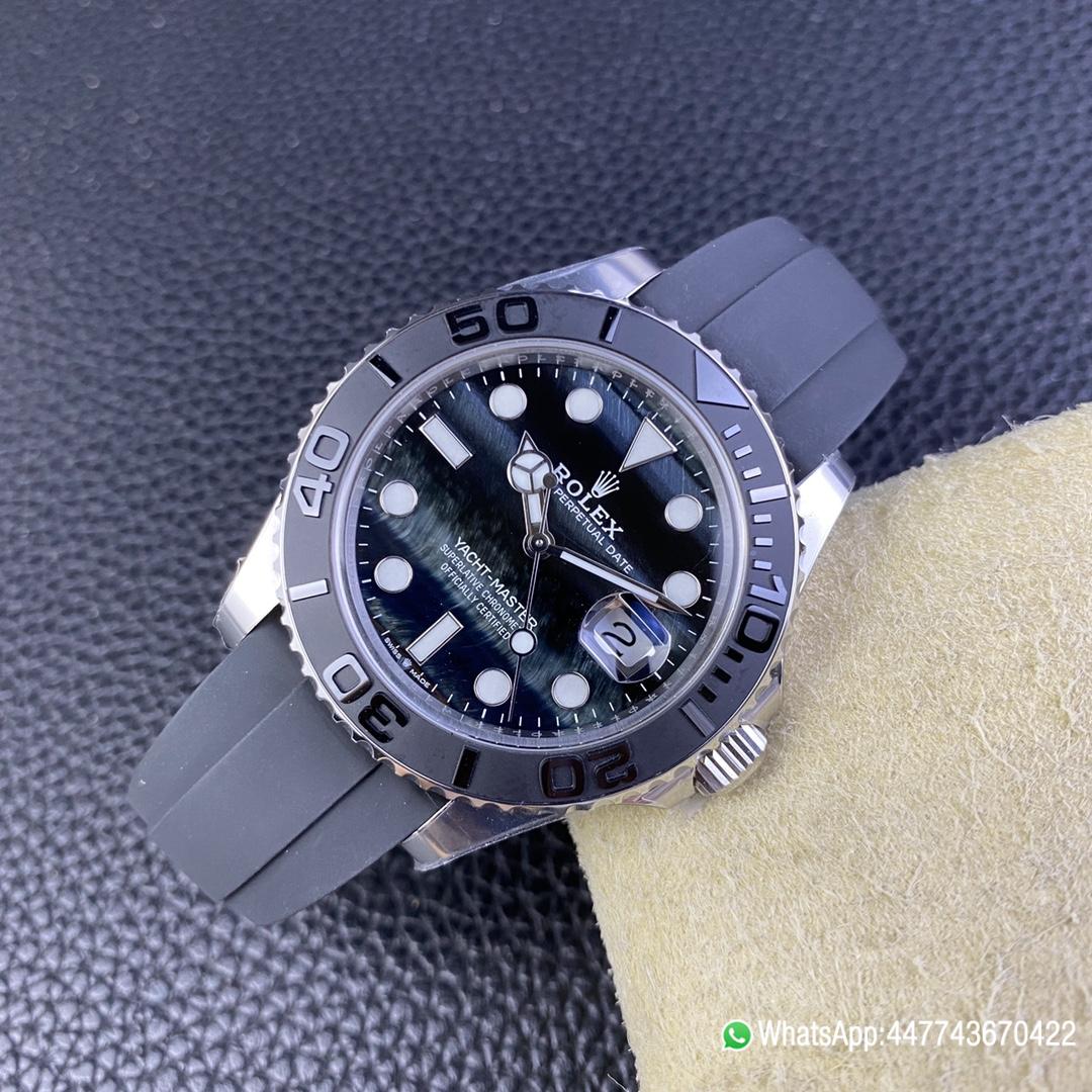 Super Clone Watch Yacht Master 226659 42mm Falcons Eye Dial Oystersteel Case 3D Black Ceramic Bezel Oysterflex Strap SH3235 Movement 04 Super Clone Watch Yacht Master 226659 42mm Falcons Eye Dial Oystersteel Case 3D Black Ceramic Bezel Oysterflex Strap SH3235 Movement 04