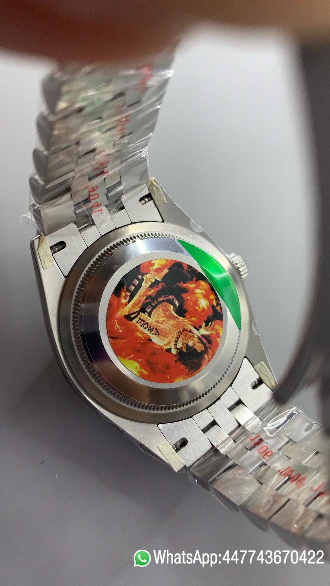 Super Clone DateJust 36mm 126234 Green Palm motif Dial with Diamond Hors Markers 904L Steel on Jubilee Bracelet SH3235 Movement 05 Super Clone DateJust 36mm 126234 Green Palm motif Dial with Diamond Hors Markers 904L Steel on Jubilee Bracelet SH3235 Movement 05