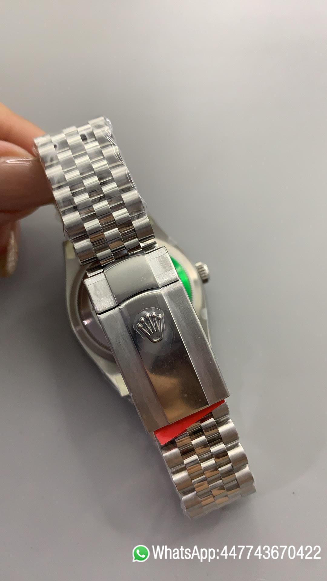 Super Clone DateJust 36mm 126234 Green Palm motif Dial with Diamond Hors Markers 904L Steel on Jubilee Bracelet SH3235 Movement 06 Super Clone DateJust 36mm 126234 Green Palm motif Dial with Diamond Hors Markers 904L Steel on Jubilee Bracelet SH3235 Movement 06