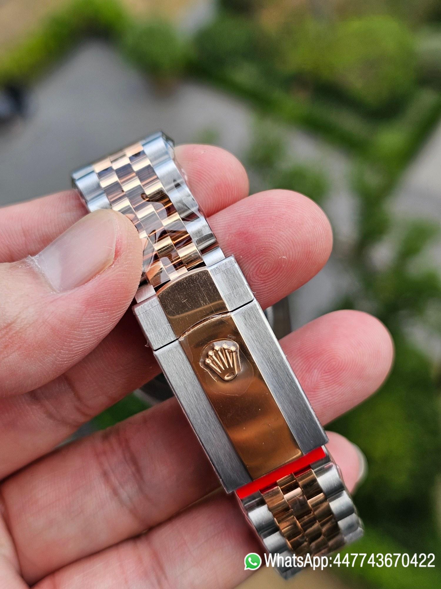 Super Clone Datejust 41 M126331 0004 Chocolate Dial Diamonds Hour Markers Rose Gold and Steel Jubilee Band SH3235 Caliber 06 Super Clone Datejust 41 M126331 0004 Chocolate Dial Diamonds Hour Markers Rose Gold and Steel Jubilee Band SH3235 Caliber 06