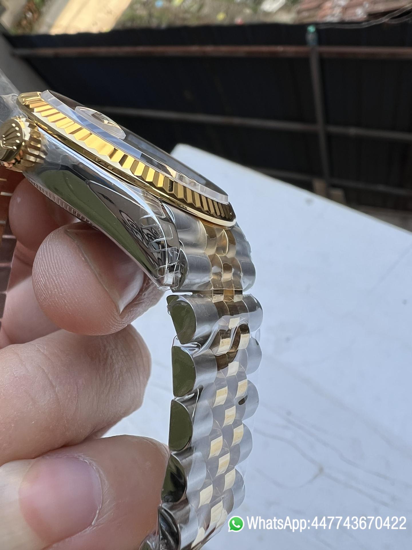 Super Clone Datejust 41 M126333 0010 Yellow Gold Dial Yellow Gold Fluted Bezel Yellow Gold and Steel Jubilee Bracelet SH3235 Movement 03 Super Clone Datejust 41 M126333 0010 Yellow Gold Dial Yellow Gold Fluted Bezel Yellow Gold and Steel Jubilee Bracelet SH3235 Movement 03
