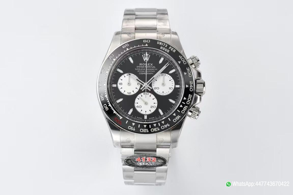 Super Clone Daytona Le Mans M126529 0001 Black Dial White Chrono Sub Dial with Luminos Hous Markers 4132 Movement 01 Super Clone Daytona Le Mans M126529 0001 Black Dial White Chrono Sub Dial with Luminos Hous Markers 4132 Movement 01