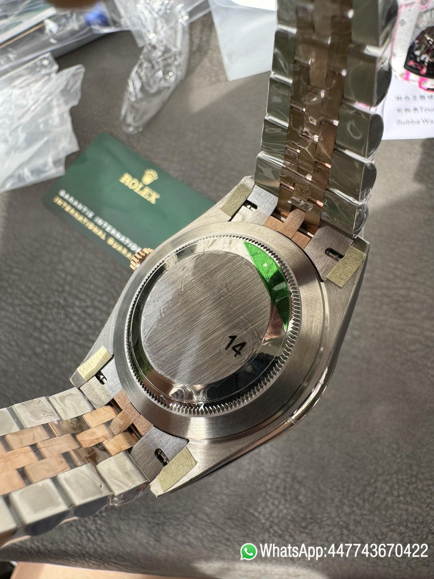 Super Clone Watch Datejust 41 M126331 0020 Grey Fluted Motif Dial Rose Gold and Oyster Steel Bracelet SH3235 Movement 07 Super Clone Watch Datejust 41 M126331 0020 Grey Fluted Motif Dial Rose Gold and Oyster Steel Bracelet SH3235 Movement 07