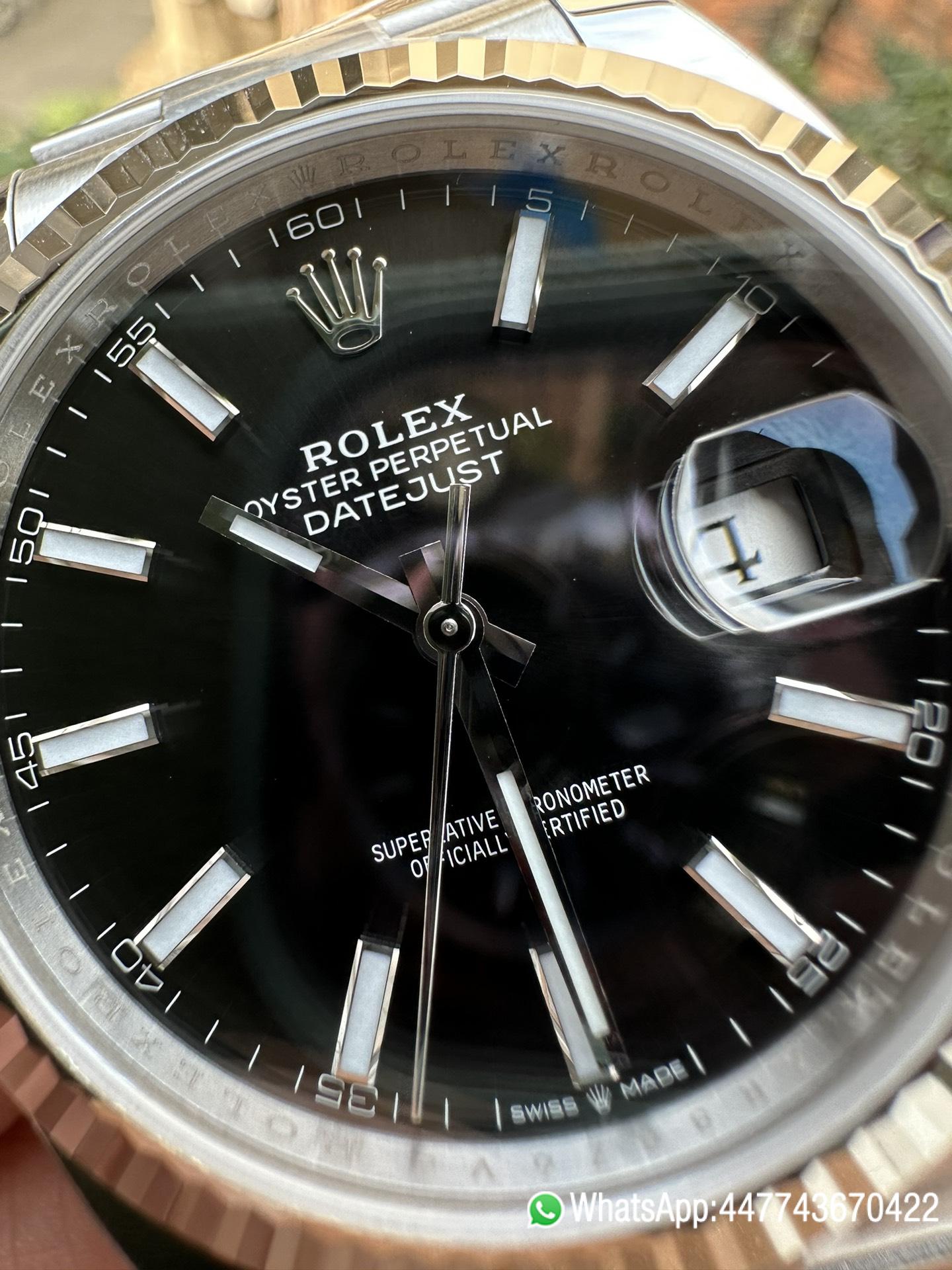 Super Clone Watch Rolex Datejust 41mm 126334 Black Dial Fluted Bezel Luminous Hour Markers Oyster Bracelet SH3235 Movement 02 Super Clone Watch Rolex Datejust 41mm 126334 Black Dial Fluted Bezel Luminous Hour Markers Oyster Bracelet SH3235 Movement 02