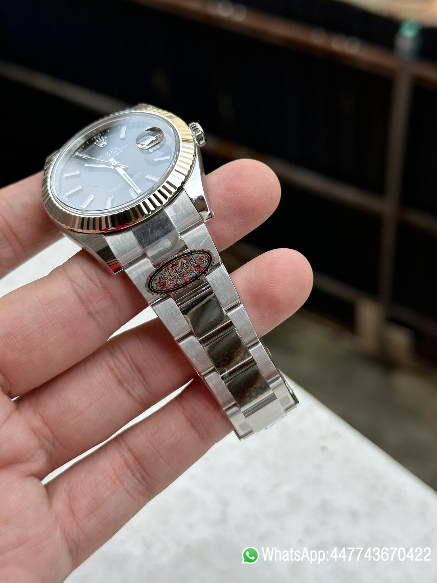 Super Clone Watch Rolex Datejust 41mm 126334 Black Dial Fluted Bezel Luminous Hour Markers Oyster Bracelet SH3235 Movement 07 Super Clone Watch Rolex Datejust 41mm 126334 Black Dial Fluted Bezel Luminous Hour Markers Oyster Bracelet SH3235 Movement 07