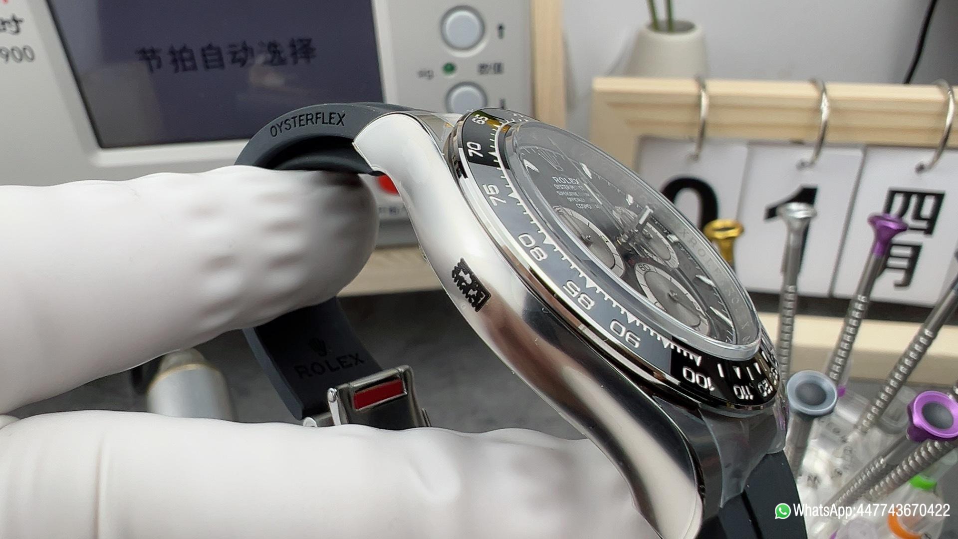 Super Clone Watches Daytoan 126519 Black Dial Silver Chrono Sub Dial Black Ceramic Bezel Stainless Steel Case SH4131 Movement Oyster Bracelet 05 Super Clone Watches Daytoan 126519 Black Dial Silver Chrono Sub Dial Black Ceramic Bezel Stainless Steel Case SH4131 Movement Oyster Bracelet 05