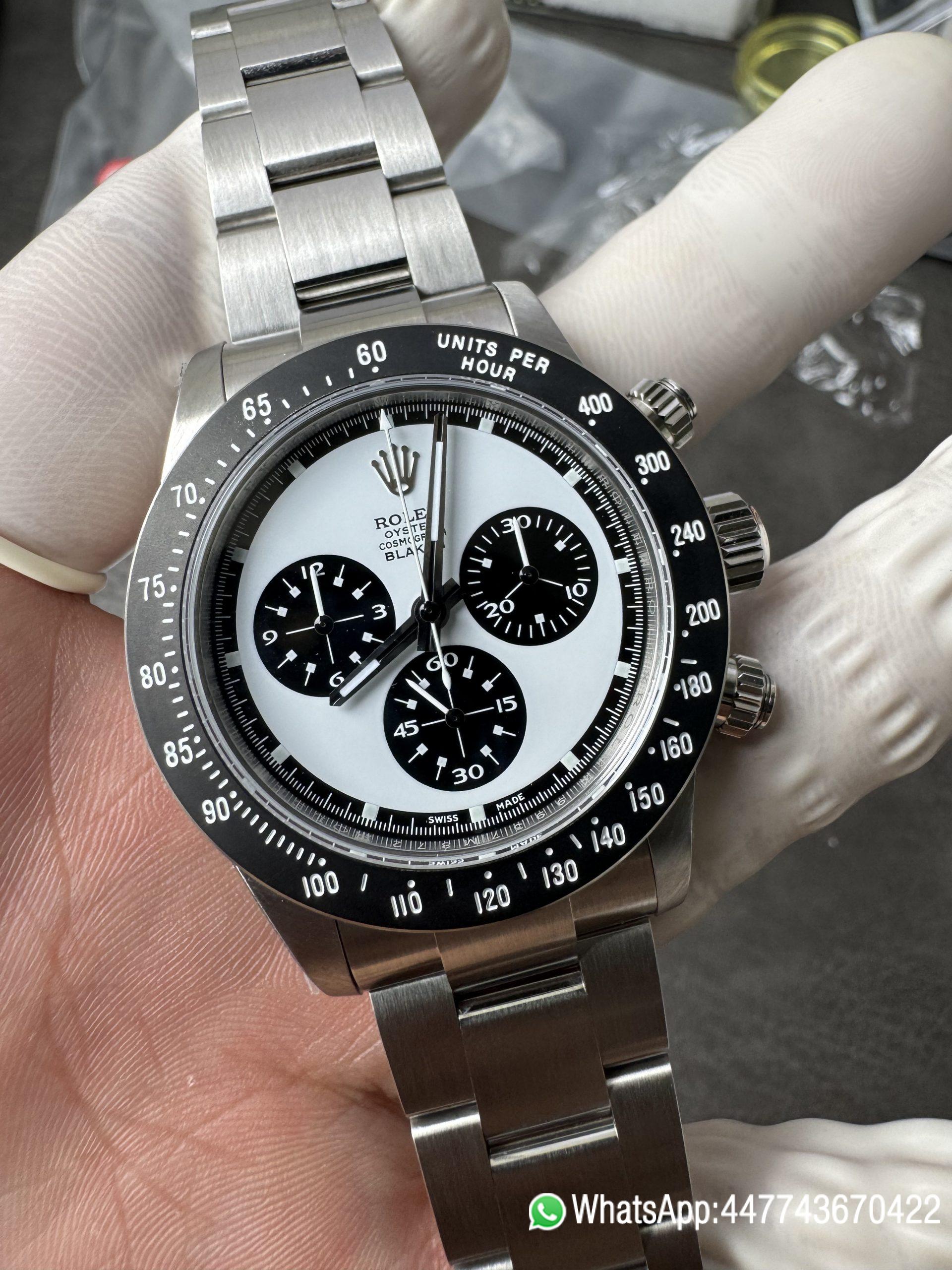 Premium Custom Paul Newman Daytona Blaken Daytona Vintage Line Limited Edition Base on Super Clone 4130 Panda Daytona 02 Premium Custom Paul Newman Daytona Blaken Daytona Vintage Line Limited Edition Base on Super Clone 4130 Panda Daytona 02