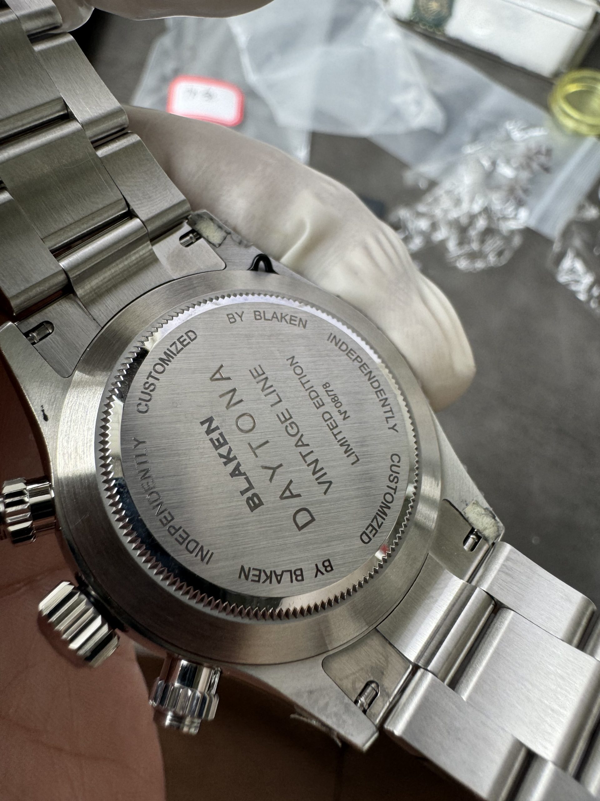Premium Custom Paul Newman Daytona Blaken Daytona Vintage Line Limited Edition Base on Victory Factory 4130 Panda Daytona 06 Premium Custom Paul Newman Daytona Blaken Daytona Vintage Line Limited Edition Base on Clean Factory 4130 Panda Daytona 06