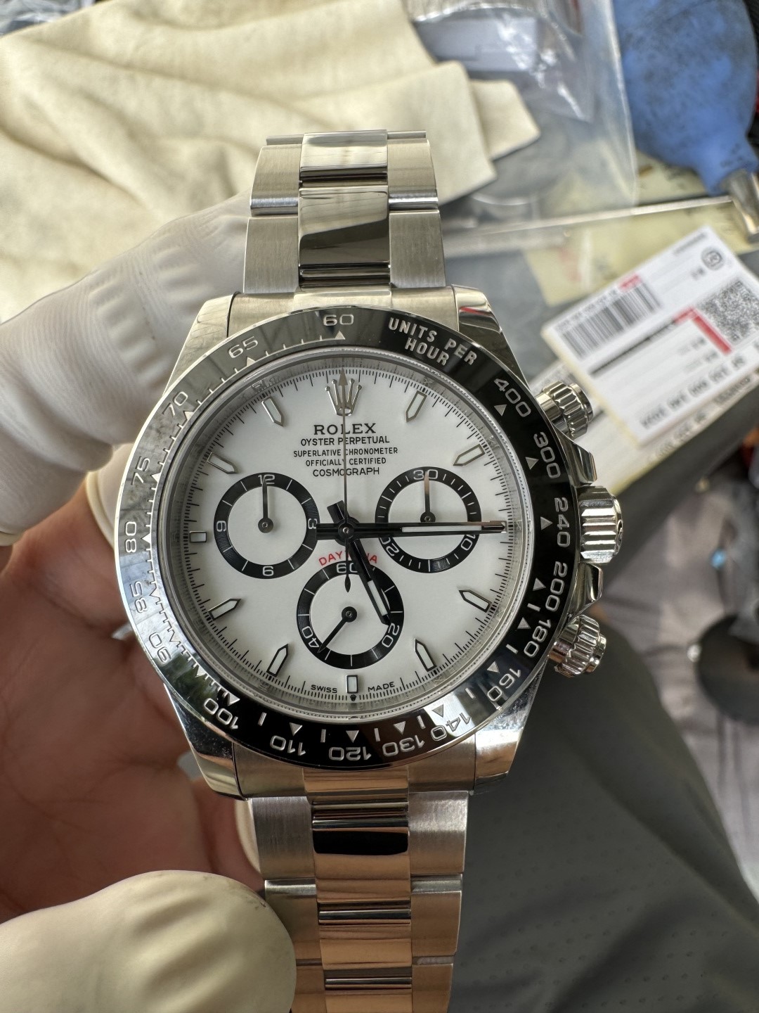 Super Clone Custom Daytona Panda 126500LN Genuine Grasses and ACE Free sprung Balance Caliber 4131 Movement RB White Dial APS Black Cerachrom Bezel 16 Super Clone Custom Daytona Panda 126500LN Genuine Grasses and ACE Free sprung Balance Caliber 4131 Movement RB White Dial APS Black Cerachrom Bezel 16