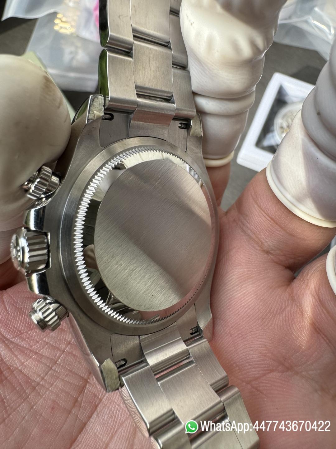 Super Clone Custom Daytona Panda 126500LN Genuine Grasses and ACE Free sprung Balance Caliber 4131 Movement RB White Dial APS Black Cerachrom Bezel 26 Super Clone Custom Daytona Panda 126500LN Genuine Grasses and ACE Free sprung Balance Caliber 4131 Movement RB White Dial APS Black Cerachrom Bezel 26