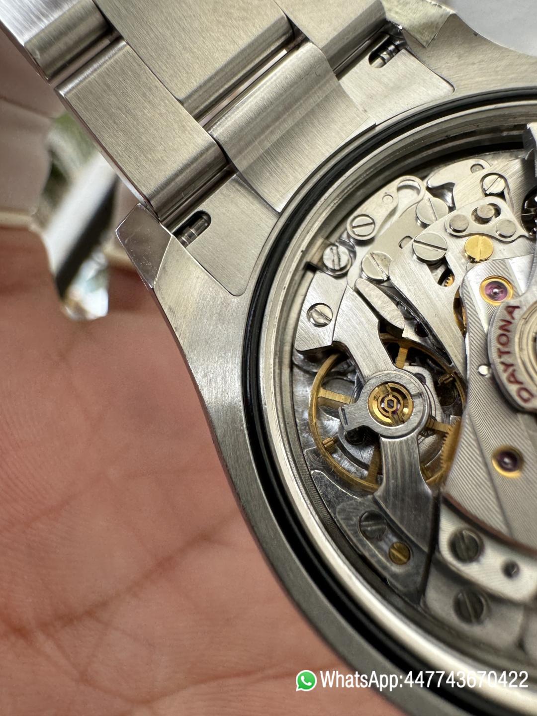 Super Clone Custom Daytona Panda 126500LN Genuine Grasses and ACE Free sprung Balance Caliber 4131 Movement RB White Dial APS Black Cerachrom Bezel 28 Super Clone Custom Daytona Panda 126500LN Genuine Grasses and ACE Free sprung Balance Caliber 4131 Movement RB White Dial APS Black Cerachrom Bezel 28