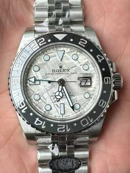 Victory Factory GMT Master II Bruce Wayne 126710GRNR Meteorite Dial Black Gray Ceramic Bezel Green GMT Hand Jubilee Bracelet DD3285 Movement 000 Clean Factory GMT Master II Bruce Wayne 126710GRNR Meteorite Dial Black Gray Ceramic Bezel Green GMT Hand Jubilee Bracelet DD3285 Movement 000