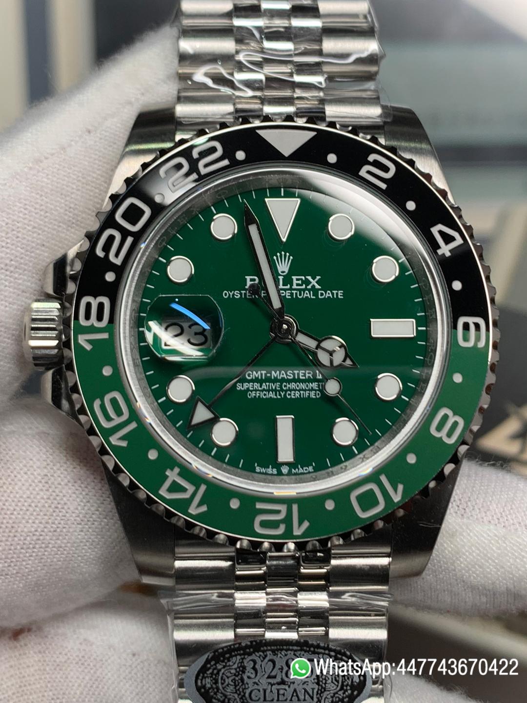 Victory Watch Factory Rolex GMT Master II Sprite 126729VTNR Black Green Ceramic Bezel Green Dial 904L Jubilee Bracelet DanDong 3285 Movement 00 Clean Watch Factory Rolex GMT Master II Sprite 126729VTNR Black Green Ceramic Bezel Green Dial 904L Jubilee Bracelet DanDong 3285 Movement 00