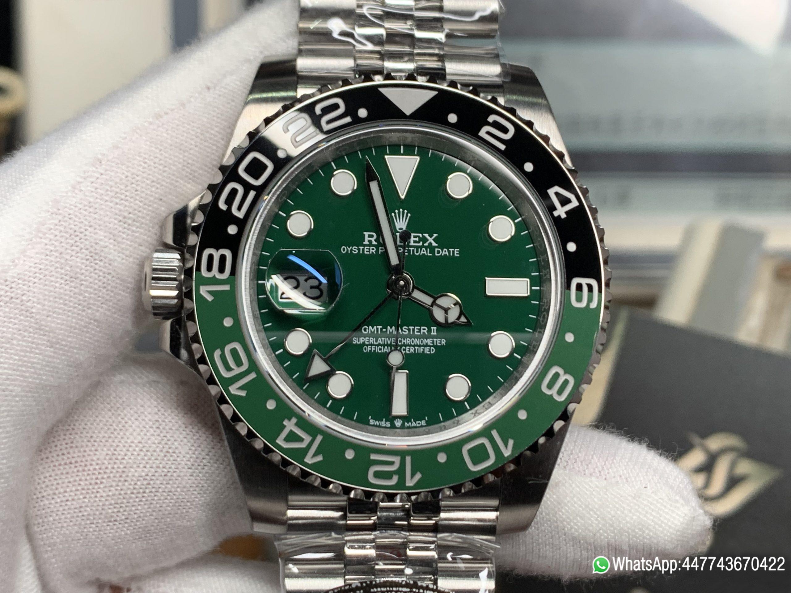 Victory Watch Factory Rolex GMT Master II Sprite 126729VTNR Black Green Ceramic Bezel Green Dial 904L Jubilee Bracelet DanDong 3285 Movement 02 Clean Watch Factory Rolex GMT Master II Sprite 126729VTNR Black Green Ceramic Bezel Green Dial 904L Jubilee Bracelet DanDong 3285 Movement 02