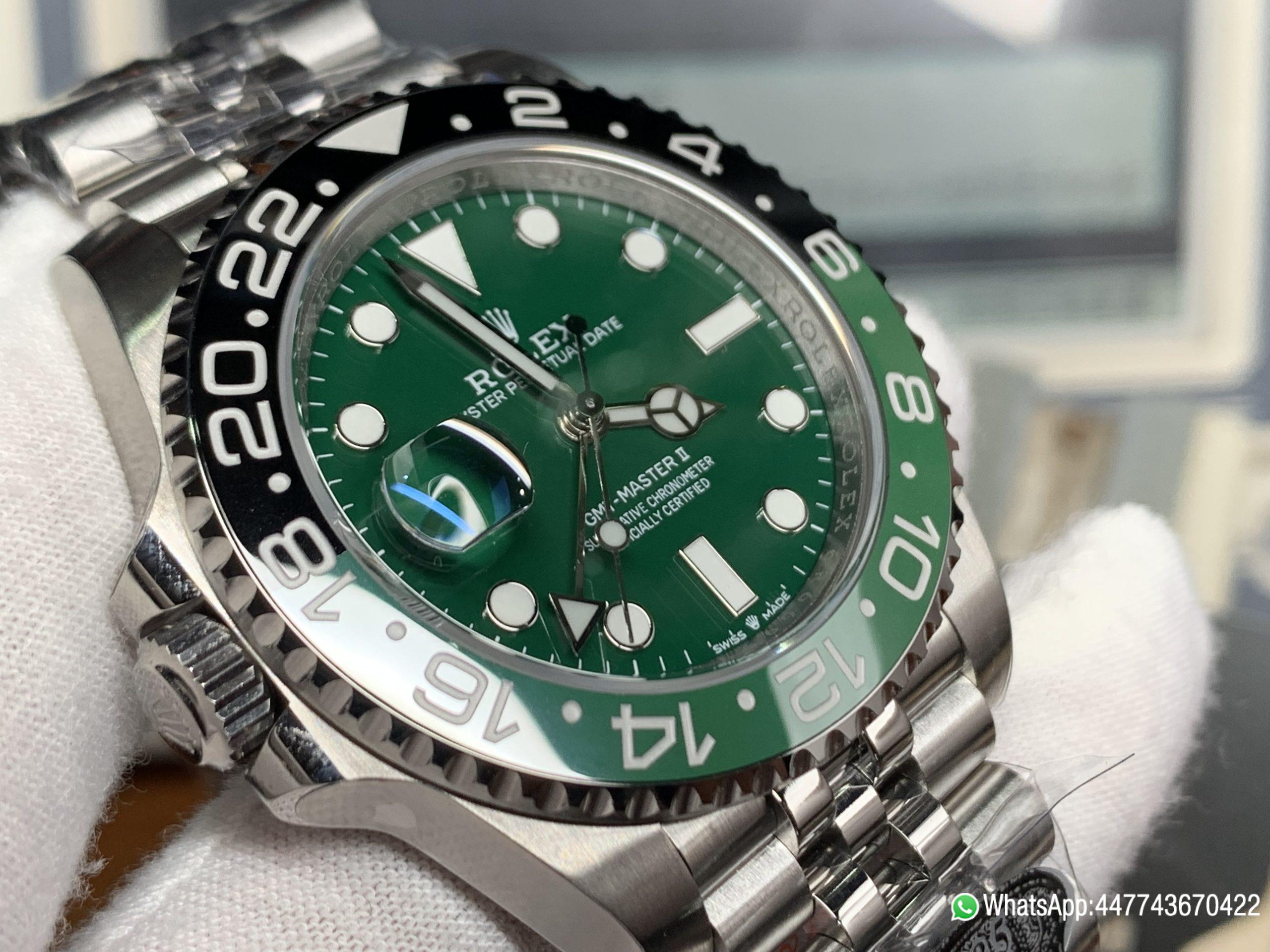 Victory Watch Factory Rolex GMT Master II Sprite 126729VTNR Black Green Ceramic Bezel Green Dial 904L Jubilee Bracelet DanDong 3285 Movement 03 Clean Watch Factory Rolex GMT Master II Sprite 126729VTNR Black Green Ceramic Bezel Green Dial 904L Jubilee Bracelet DanDong 3285 Movement 03