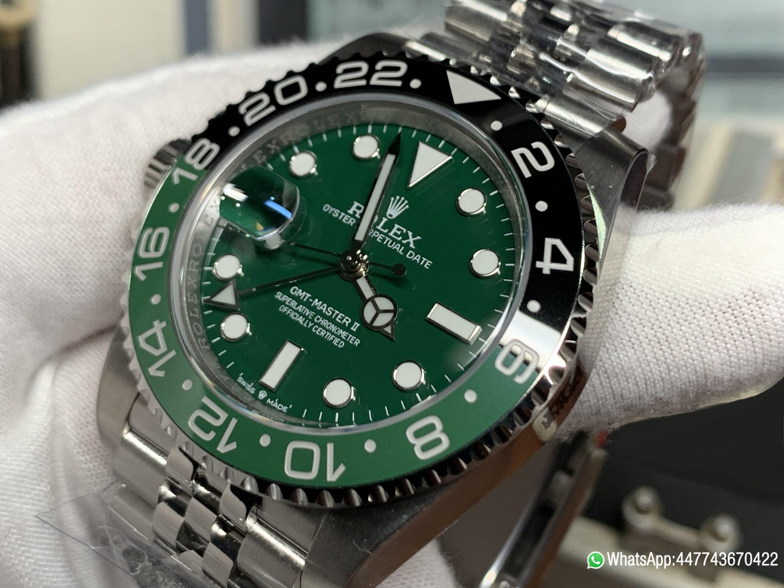 Victory Watch Factory Rolex GMT Master II Sprite 126729VTNR Black Green Ceramic Bezel Green Dial 904L Jubilee Bracelet DanDong 3285 Movement 05 Clean Watch Factory Rolex GMT Master II Sprite 126729VTNR Black Green Ceramic Bezel Green Dial 904L Jubilee Bracelet DanDong 3285 Movement 05