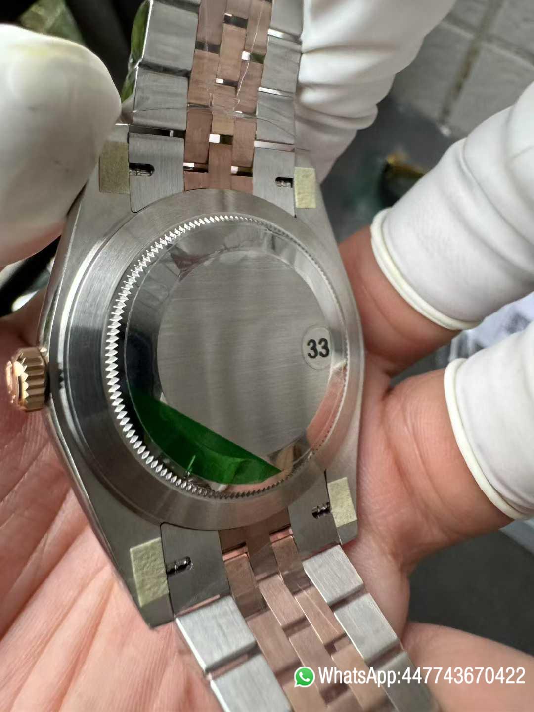 Super Clone DateJust 41 126331 Wimbledon Slate Dial with Roma Indexes Rose Gold Smooth Bezel Two Tone Jubilee Bracelet DD 3235 Movement 07 Super Clone DateJust 41 126331 Wimbledon Slate Dial with Roma Indexes Rose Gold Smooth Bezel Two Tone Jubilee Bracelet DD 3235 Movement 07