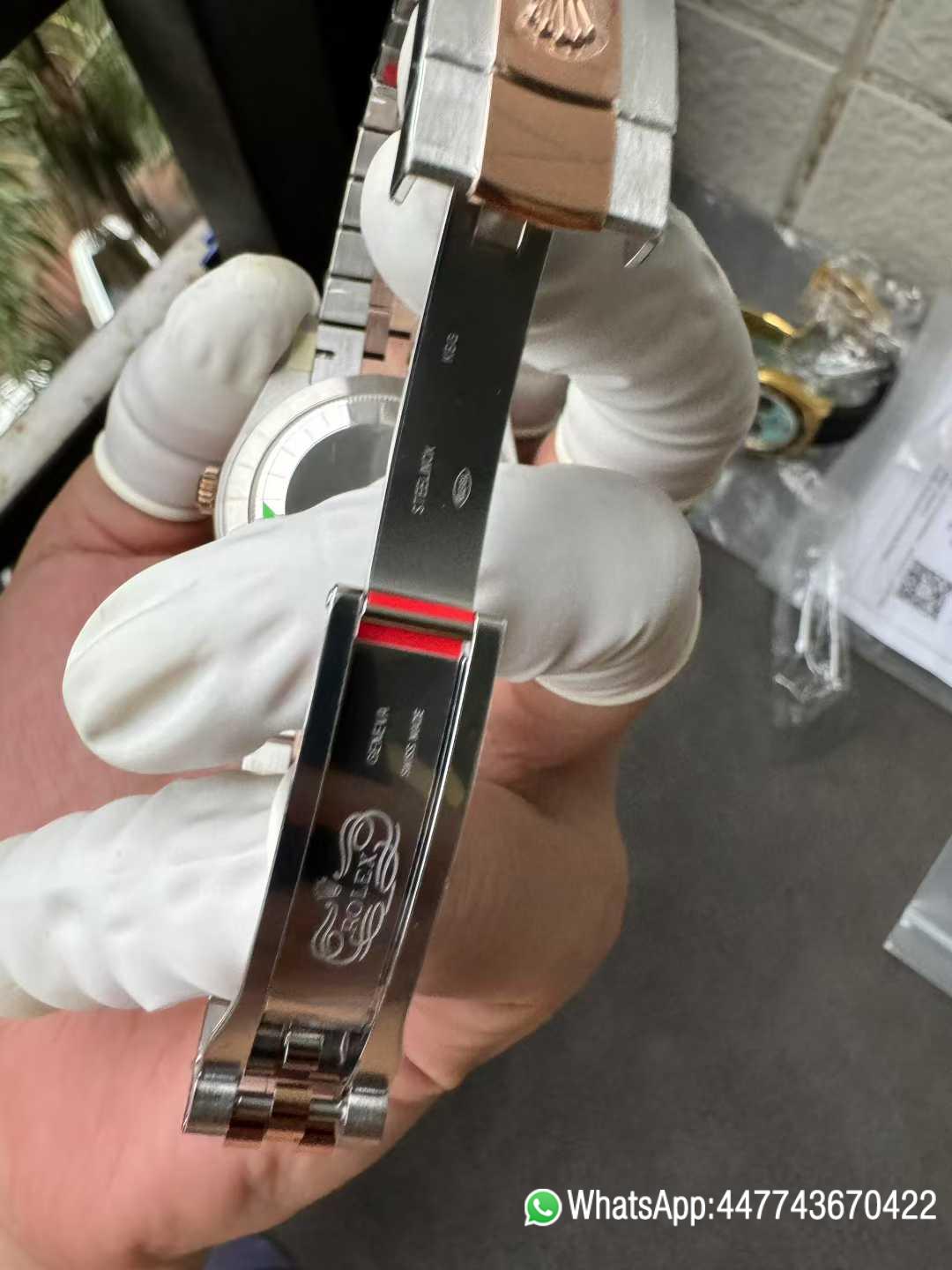 Super Clone DateJust 41 126331 Wimbledon Slate Dial with Roma Indexes Rose Gold Smooth Bezel Two Tone Jubilee Bracelet DD 3235 Movement 08 Super Clone DateJust 41 126331 Wimbledon Slate Dial with Roma Indexes Rose Gold Smooth Bezel Two Tone Jubilee Bracelet DD 3235 Movement 08
