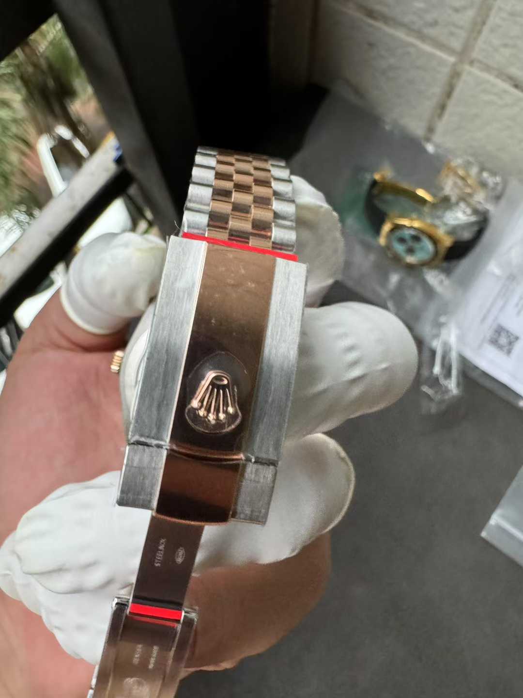 Victory Factory DateJust 41 126331 Wimbledon Slate Dial with Roma Indexes Rose Gold Smooth Bezel Two Tone Jubilee Bracelet DD 3235 Movement 09 Clean Factory DateJust 41 126331 Wimbledon Slate Dial with Roma Indexes Rose Gold Smooth Bezel Two Tone Jubilee Bracelet DD 3235 Movement 09