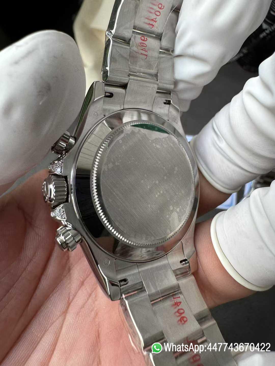 Super Clone Watch Rolex Ruby Daytona 126599TRU Black Dial Baguette Ruby Bezel TRU Daytona Gem Set DanDong 4131 Movement 07 Super Clone Watch Rolex Ruby Daytona 126599TRU Black Dial Baguette Ruby Bezel TRU Daytona Gem Set DanDong 4131 Movement 07