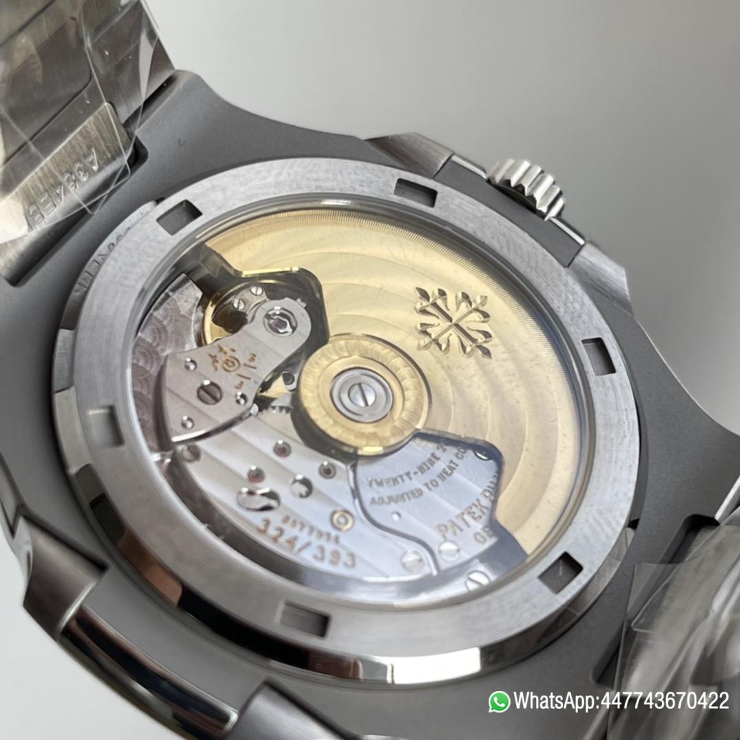Super Clone Nautilus 57111A 3KF Best Edition Blue Textured Dial on SS Bracelet A324 07 Super Clone Nautilus 57111A 3KF Best Edition Blue Textured Dial on SS Bracelet A324 07