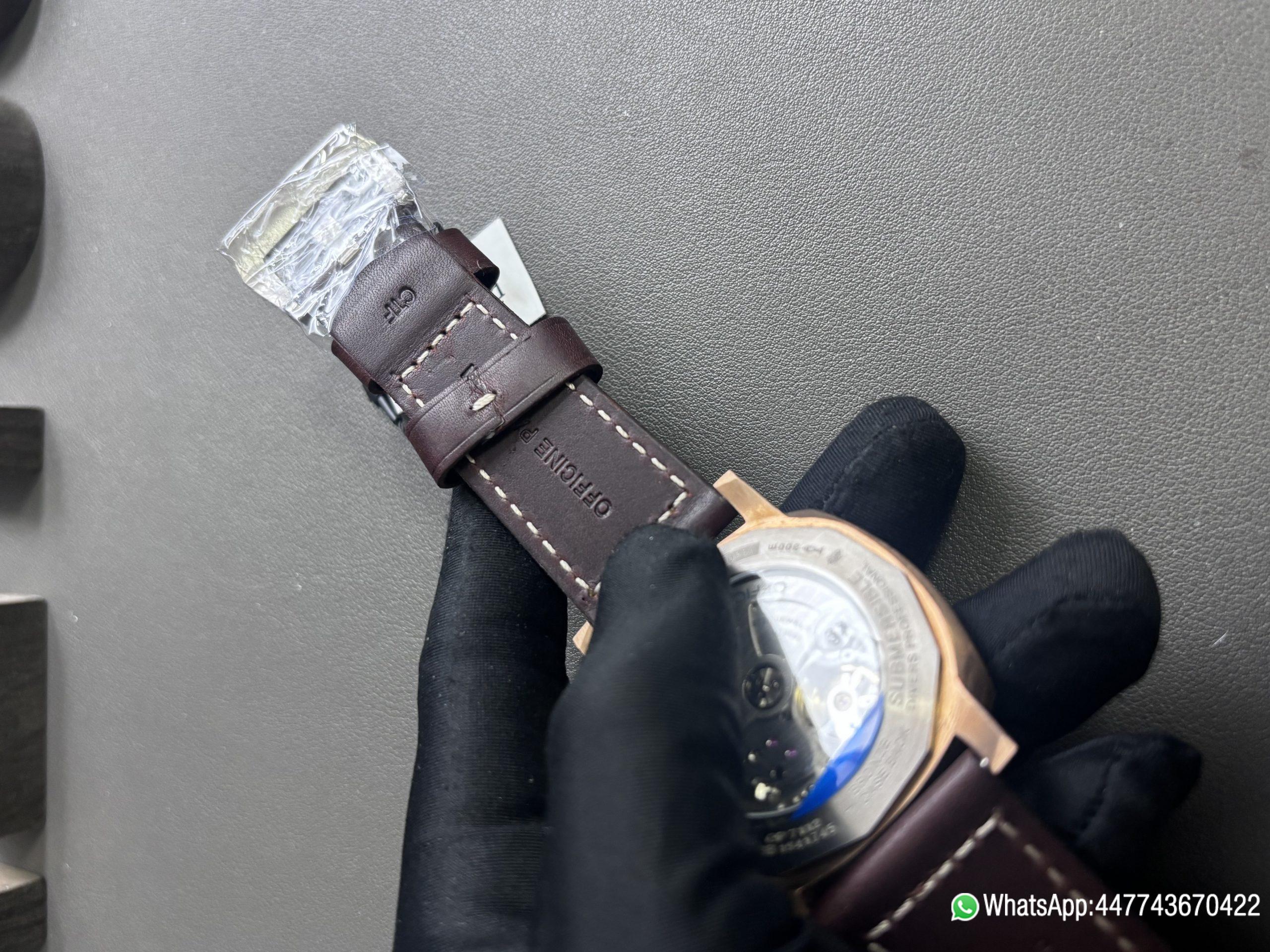 Super Clone Panerai Submersible Bronzo PAM00968 47mm Bronze case Bronze one way rotating dive bezel black ceramic bezel opening P 9010 Super Clone Automatic Movement 08 Super Clone Panerai Submersible Bronzo PAM00968 47mm Bronze case Bronze one way rotating dive bezel black ceramic bezel opening P 9010 Super Clone Automatic Movement 08