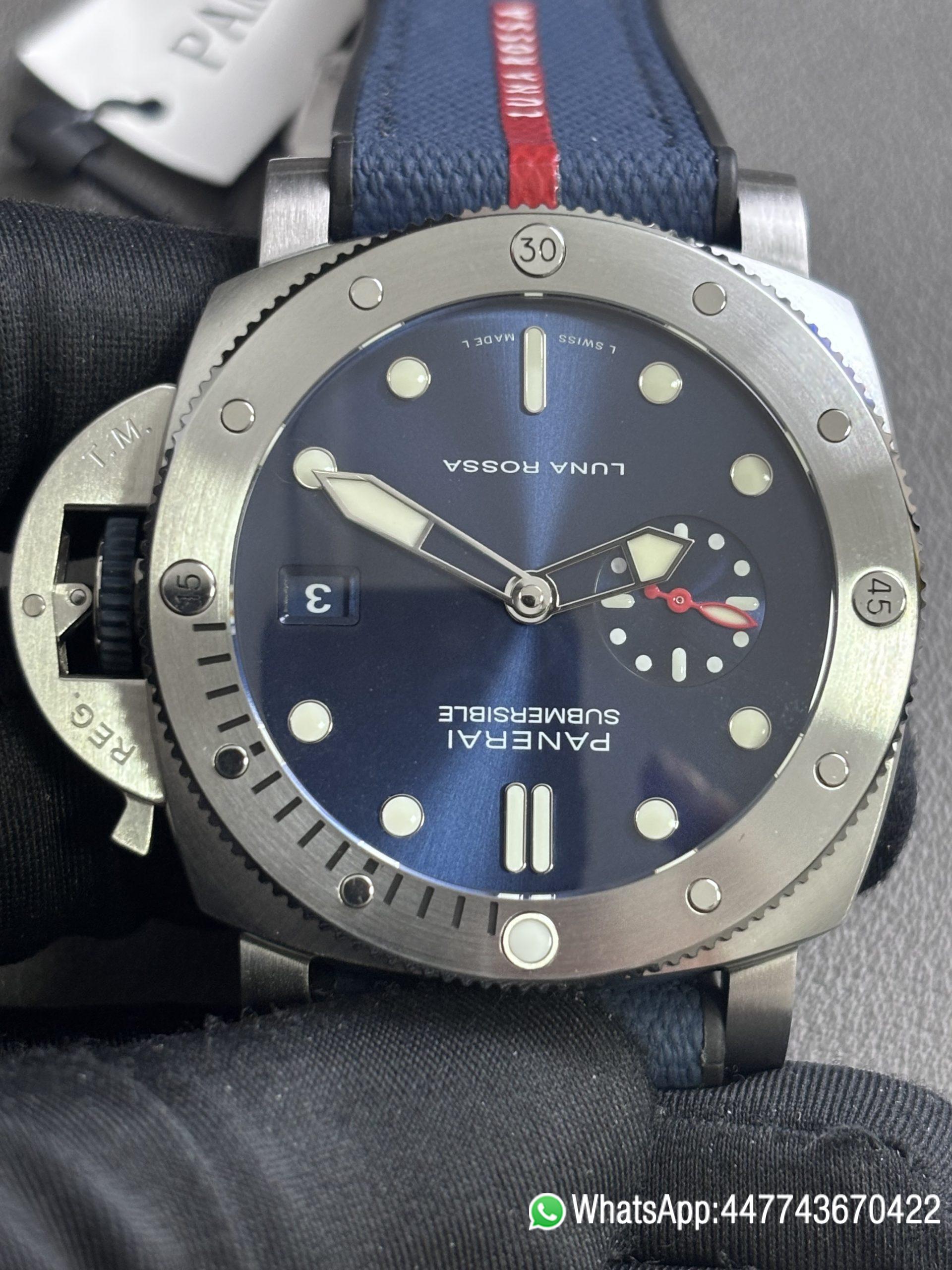 Super Clone Panerai Submersible QuarantaQuattro Luna Rossa PAM01391 08 Super Clone Panerai Submersible QuarantaQuattro Luna Rossa PAM01391 08