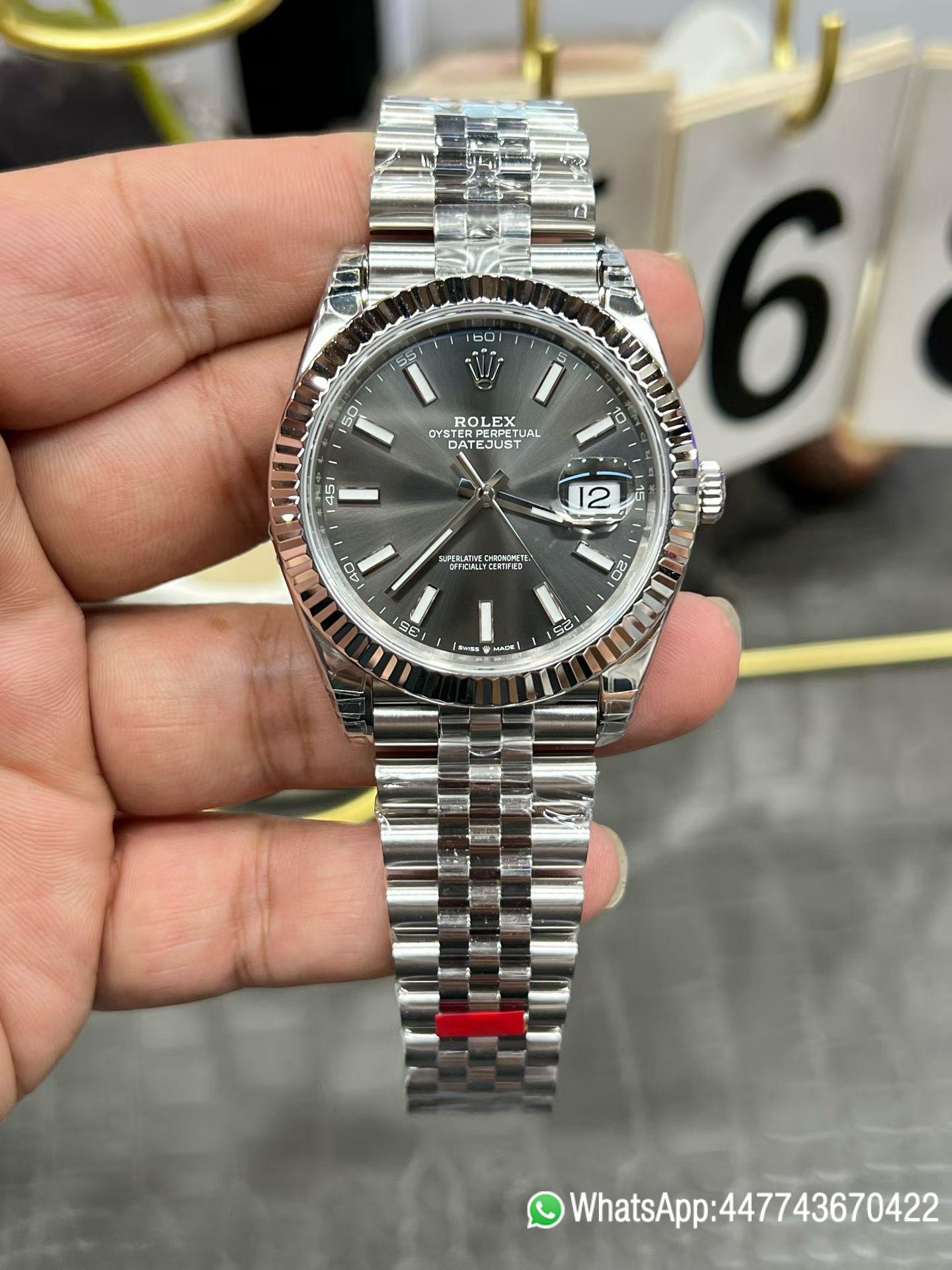 Super Clone Rolex DateJust 41 126334 0013 Grey Dial on Oyster Bracelet Superclone 3235 Movement 0 Super Clone Rolex DateJust 41 126334 0013 Grey Dial on Oyster Bracelet Superclone 3235 Movement 0