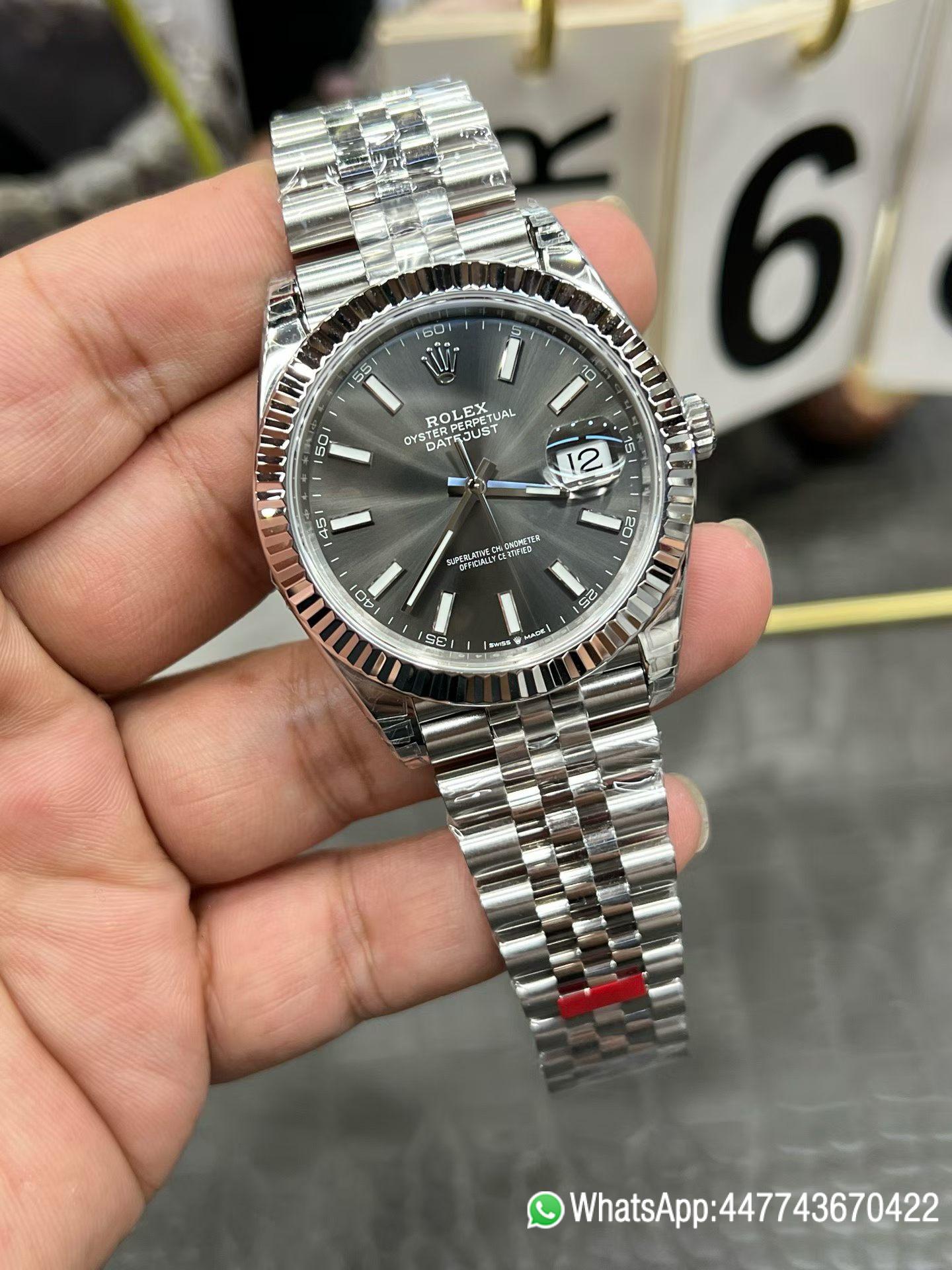 Super Clone Rolex DateJust 41 126334 0013 Grey Dial on Oyster Bracelet Superclone 3235 Movement 01 Super Clone Rolex DateJust 41 126334 0013 Grey Dial on Oyster Bracelet Superclone 3235 Movement 01