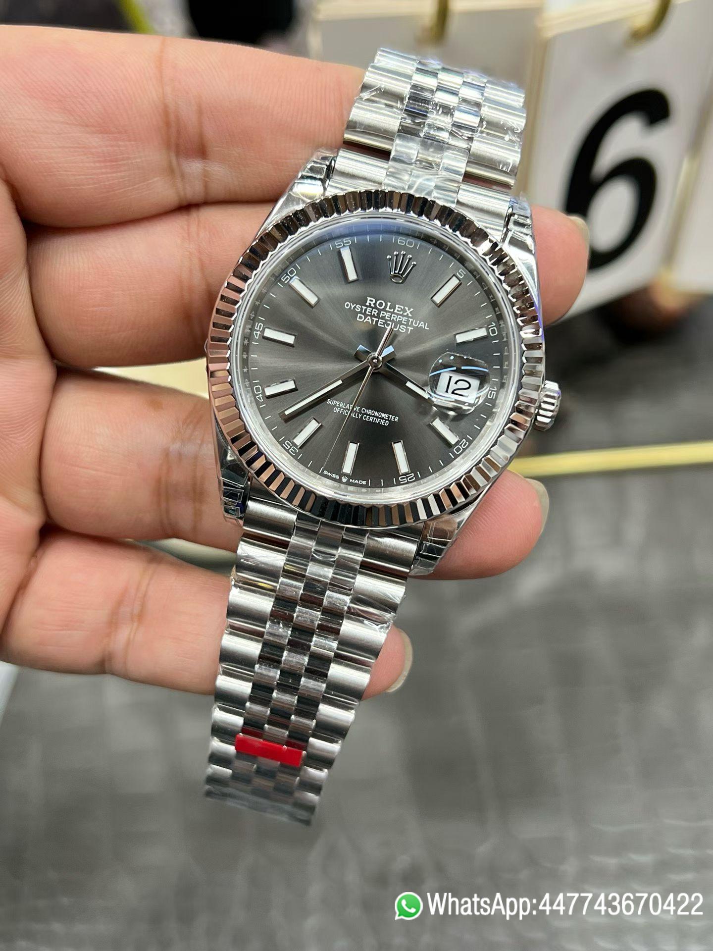 Super Clone Rolex DateJust 41 126334 0013 Grey Dial on Oyster Bracelet Superclone 3235 Movement 02 Super Clone Rolex DateJust 41 126334 0013 Grey Dial on Oyster Bracelet Superclone 3235 Movement 02