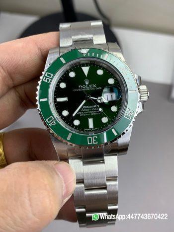 Super Clone Rolex Submariner 41mm 126610LV Kermit Black Dial Green Ceramic Bezel 904L Steel VR3235 Movement 0