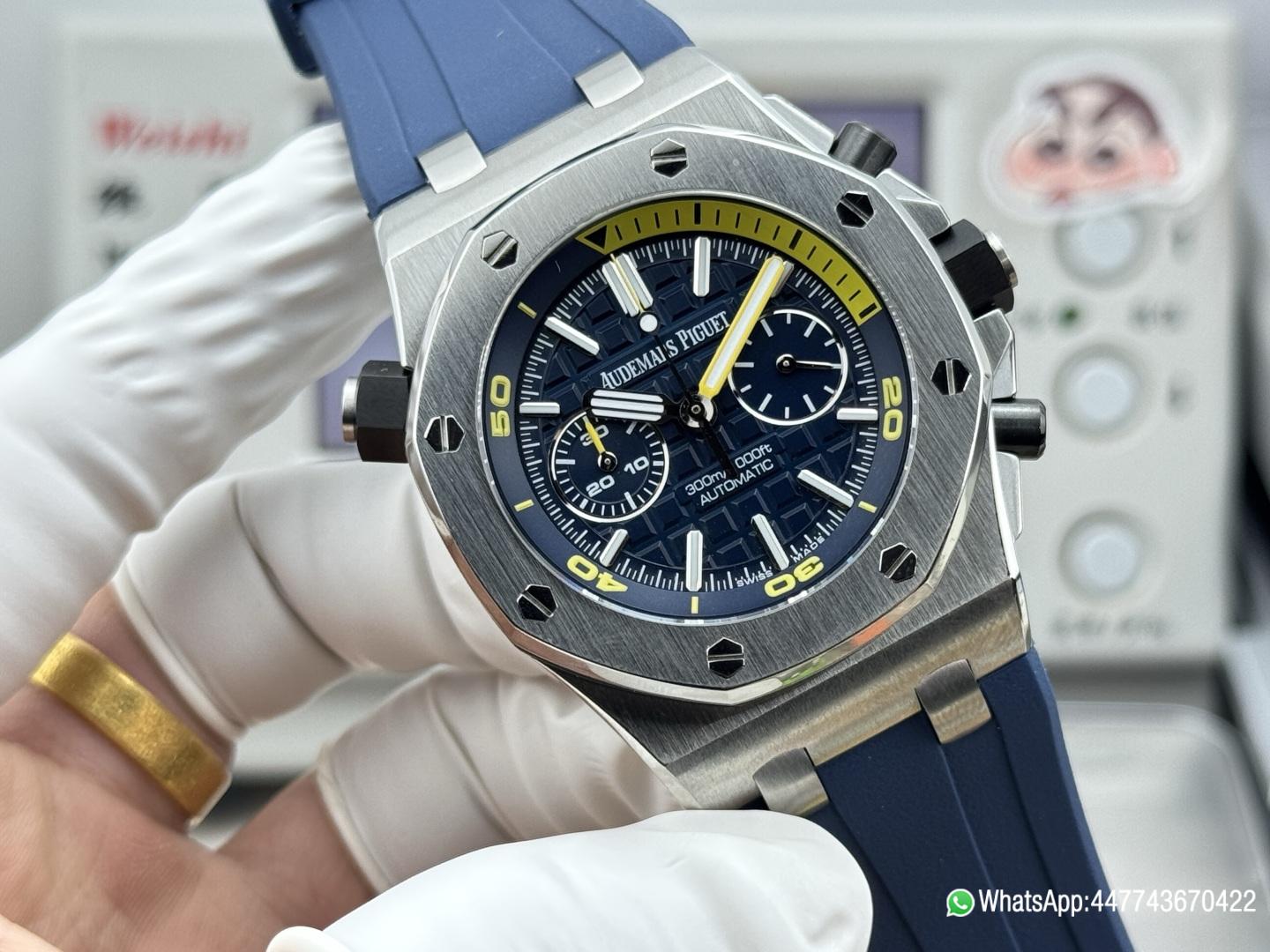 Super Clone Watch AP ROO 26703 SS RU Blue MSF A3124 Mod 03 Super Clone Watch AP ROO 26703 SS RU Blue MSF A3124 Mod 03