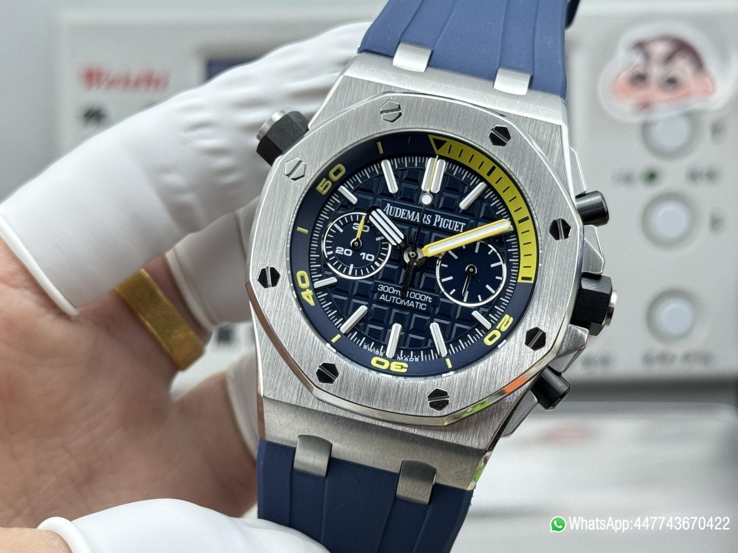 Super Clone Watch AP ROO 26703 SS RU Blue MSF A3124 Mod 04 Super Clone Watch AP ROO 26703 SS RU Blue MSF A3124 Mod 04