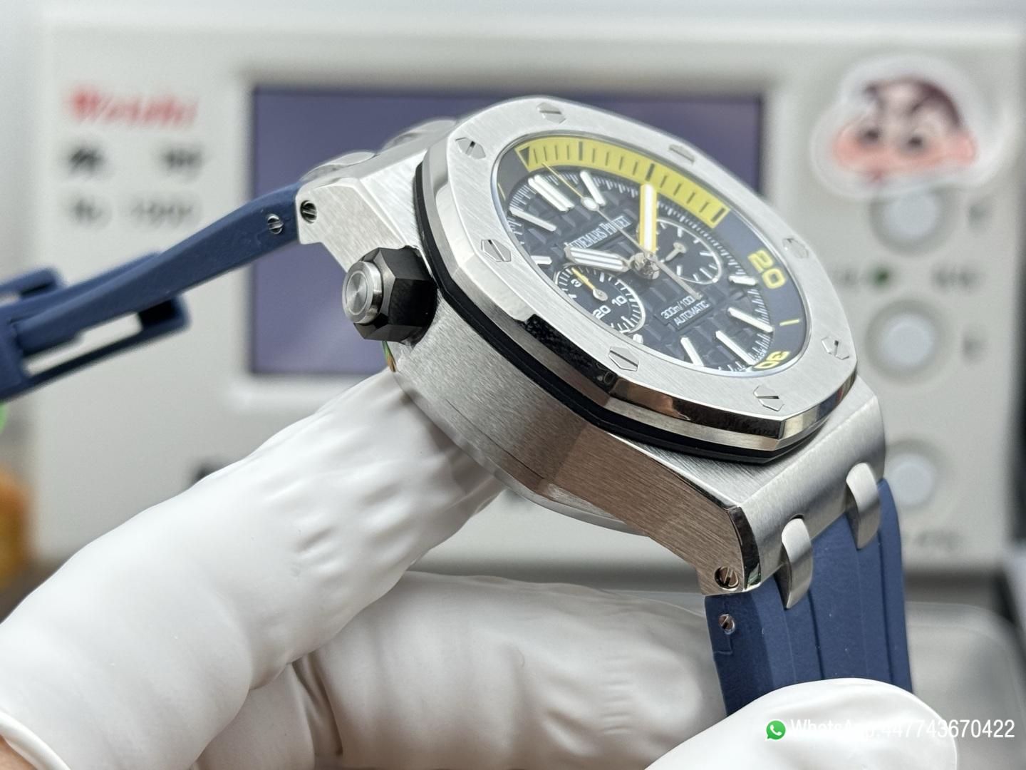 Super Clone Watch AP ROO 26703 SS RU Blue MSF A3124 Mod 05 Super Clone Watch AP ROO 26703 SS RU Blue MSF A3124 Mod 05