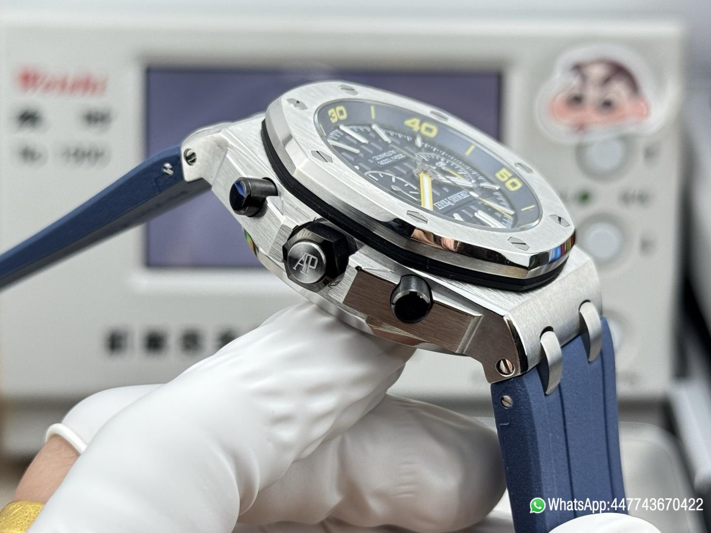 Super Clone Watch AP ROO 26703 SS RU Blue MSF A3124 Mod 06 Super Clone Watch AP ROO 26703 SS RU Blue MSF A3124 Mod 06