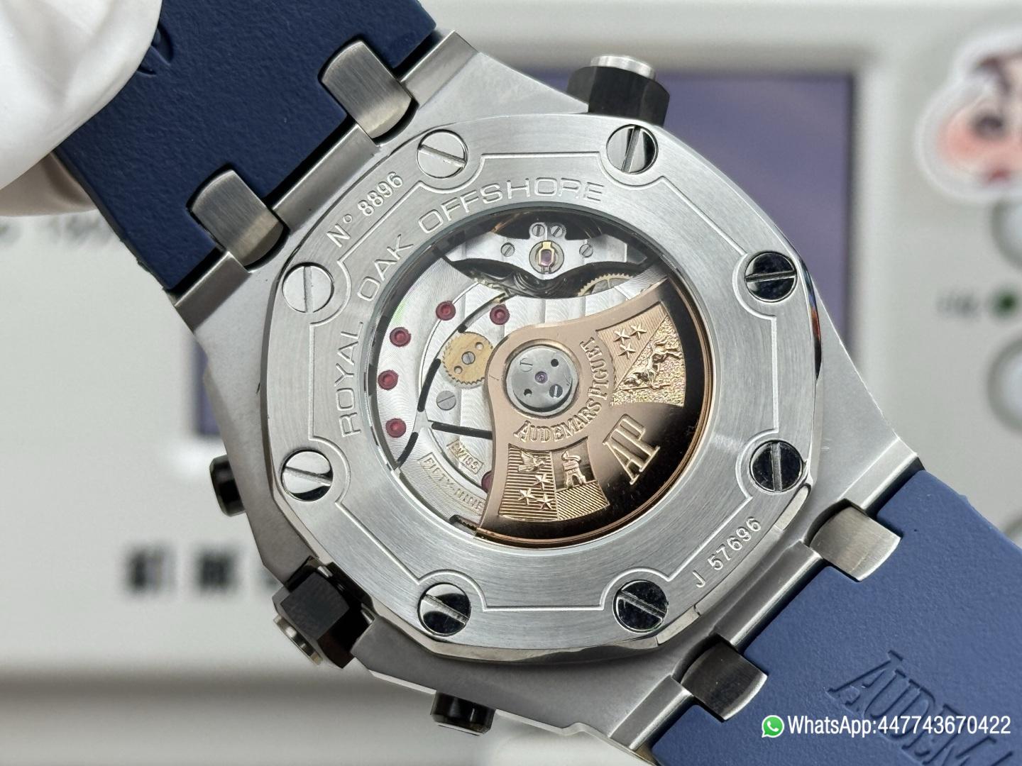 Super Clone Watch AP ROO 26703 SS RU Blue MSF A3124 Mod 07 Super Clone Watch AP ROO 26703 SS RU Blue MSF A3124 Mod 07