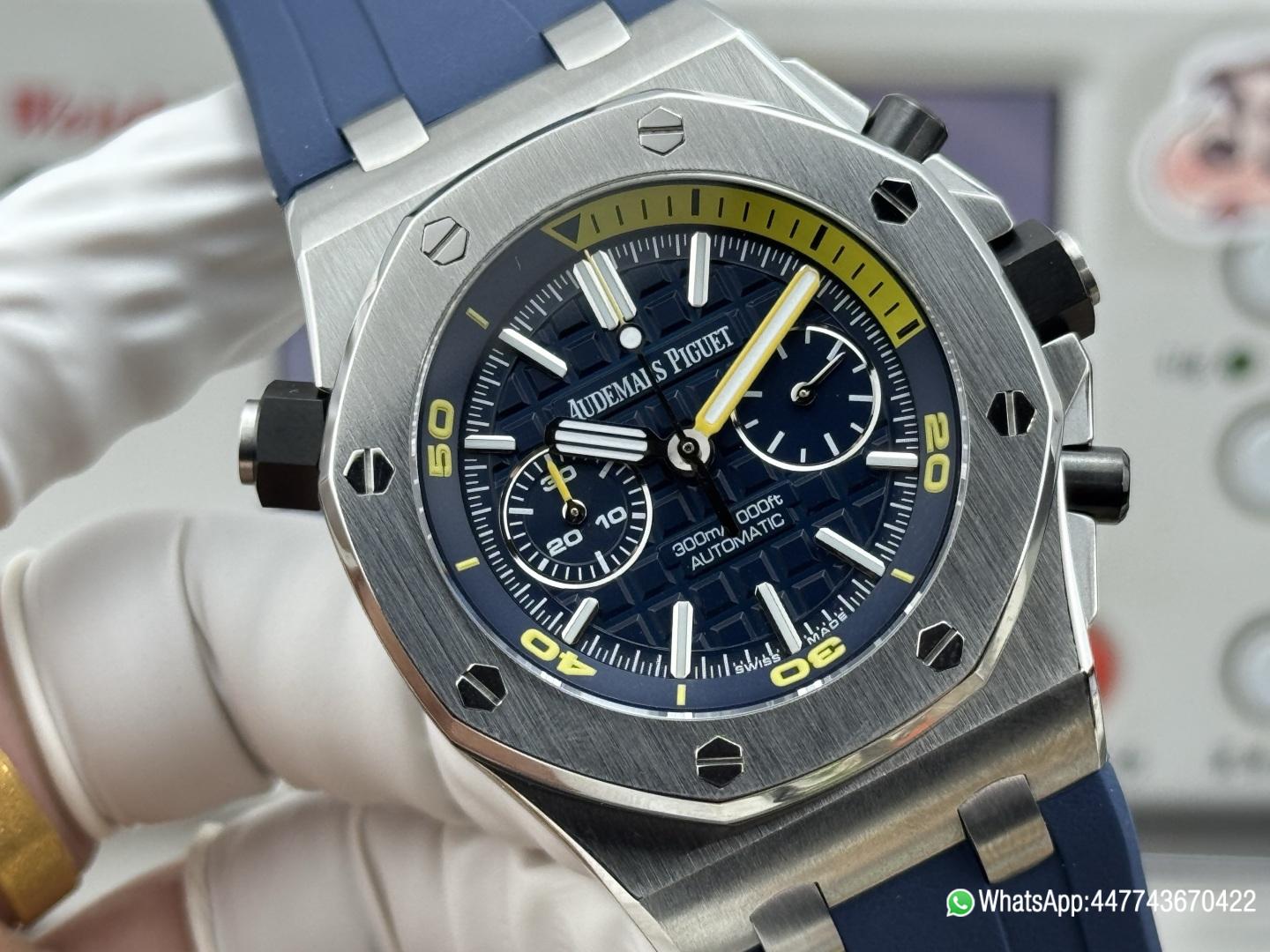 Super Clone Watch AP ROO 26703 SS RU Blue MSF A3124 Mod 09 Super Clone Watch AP ROO 26703 SS RU Blue MSF A3124 Mod 09