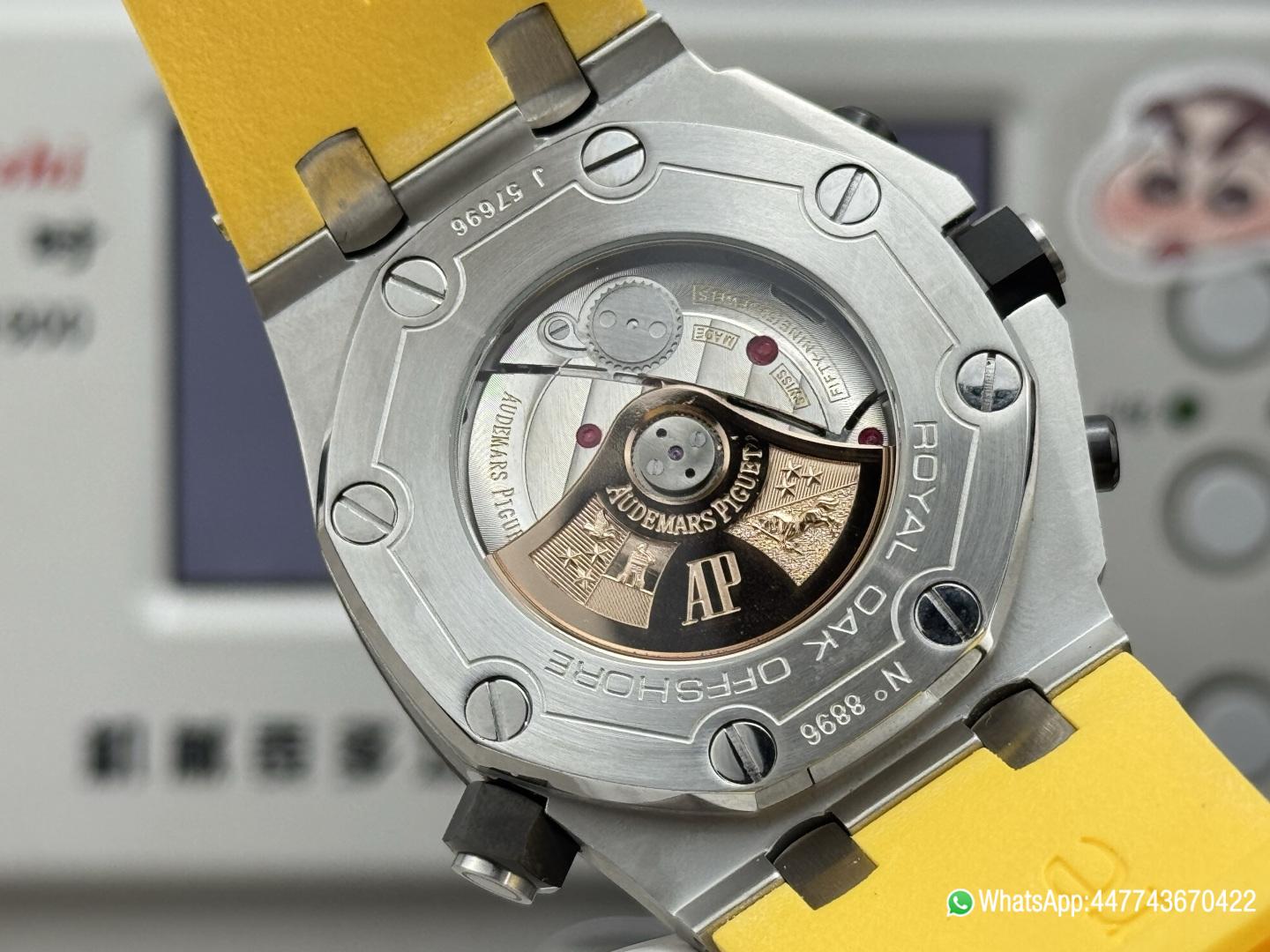 Super Clone Watch AP0778C AP ROO 26703 SS RU Yellow MSF A3124 Mod 08 Super Clone Watch AP0778C AP ROO 26703 SS RU Yellow MSF A3124 Mod 08