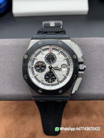 Super Clone Watch AP0894 AP ROO 26400 SSRU WhtBlk TKF A3126 Mod 0