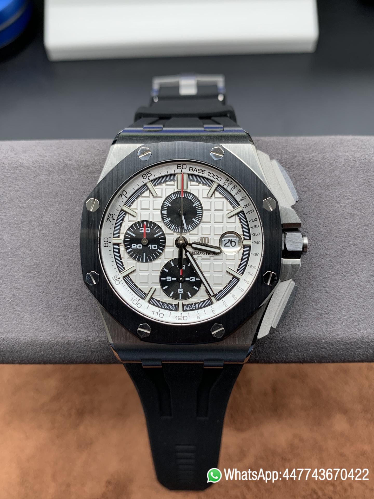Super Clone Watch AP0894 AP ROO 26400 SSRU WhtBlk TKF A3126 Mod 0 Super Clone Watch AP0894 AP ROO 26400 SSRU WhtBlk TKF A3126 Mod 0