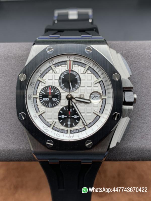 Super Clone Watch AP0894 AP ROO 26400 SSRU WhtBlk TKF A3126 Mod 00 Super Clone Watch AP0894 AP ROO 26400 SSRU WhtBlk TKF A3126 Mod 00