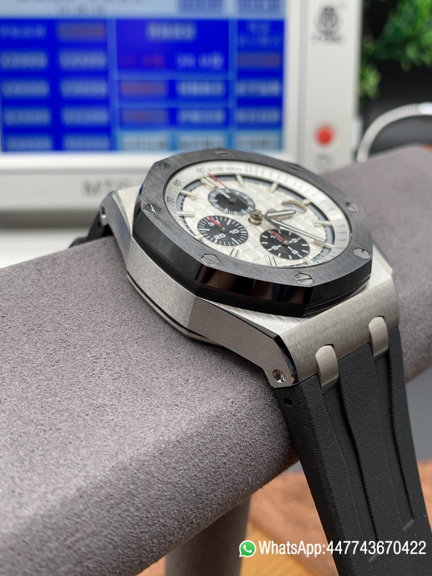 Super Clone Watch AP0894 AP ROO 26400 SSRU WhtBlk TKF A3126 Mod 02 Super Clone Watch AP0894 AP ROO 26400 SSRU WhtBlk TKF A3126 Mod 02