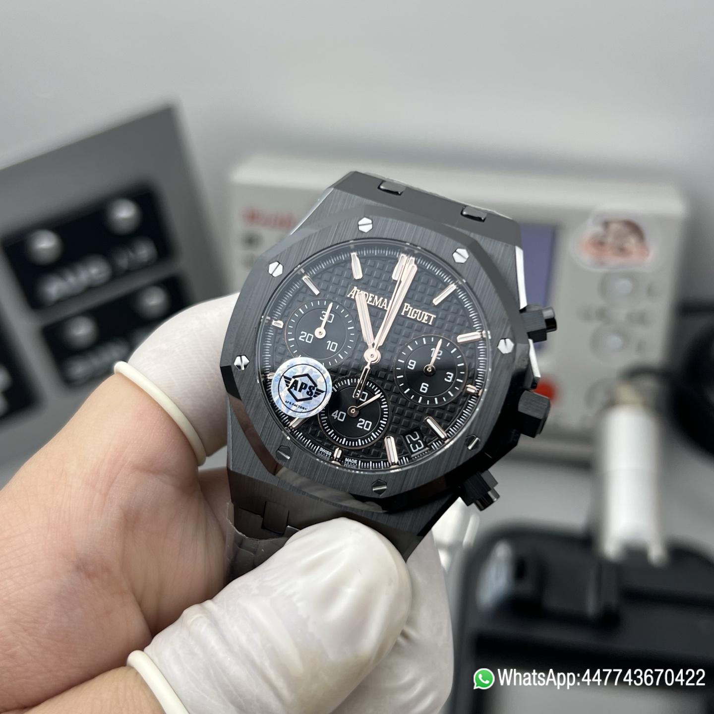 Super Clone Watch APS Audemars Piguet 26240 Black Ceramic 4401 all in one machine 41M 01 Super Clone Watch APS Audemars Piguet 26240 Black Ceramic 4401 all in one machine 41M 01