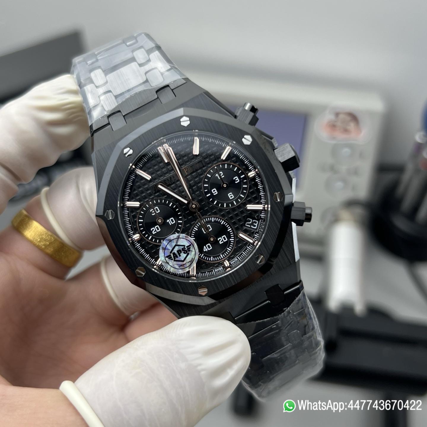 Super Clone Watch APS Audemars Piguet 26240 Black Ceramic 4401 all in one machine 41M 07 Super Clone Watch APS Audemars Piguet 26240 Black Ceramic 4401 all in one machine 41M 07