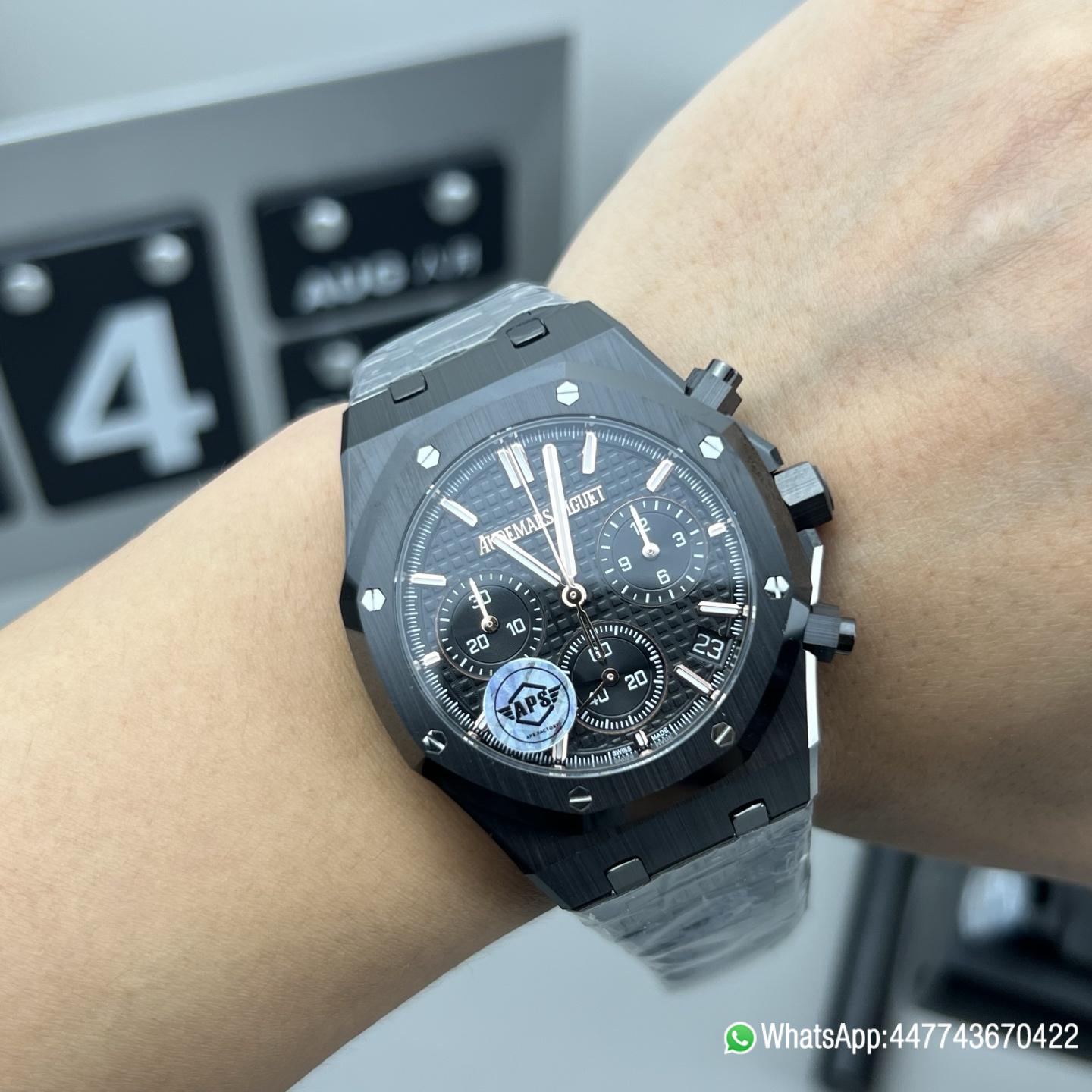 Super Clone Watch APS Audemars Piguet 26240 Black Ceramic 4401 all in one machine 41M 09 Super Clone Watch APS Audemars Piguet 26240 Black Ceramic 4401 all in one machine 41M 09
