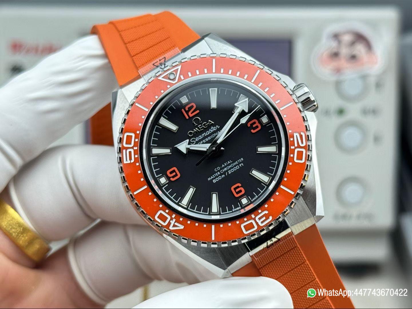 Super Clone Watch Omega New Seamaster 600m Orange dial and orange rubber strap 01 Super Clone Watch Omega New Seamaster 600m Orange dial and orange rubber strap 01